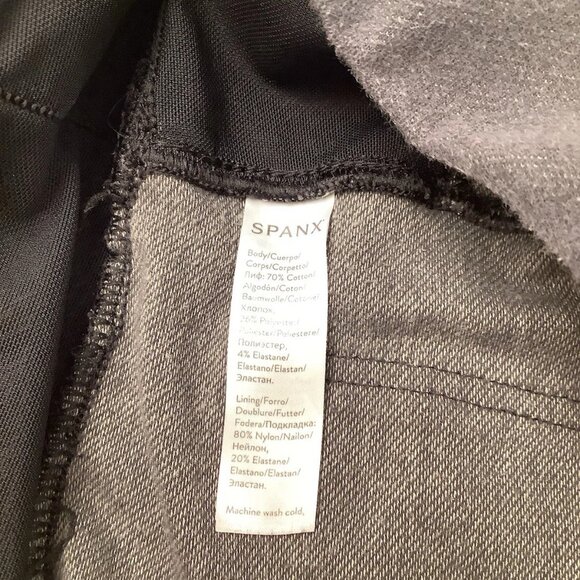 Spanx Ankle Jeggings In Dark Gray Size Small - Picture 9 of 10